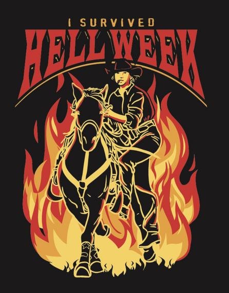 The I Survived Hell Week shirt