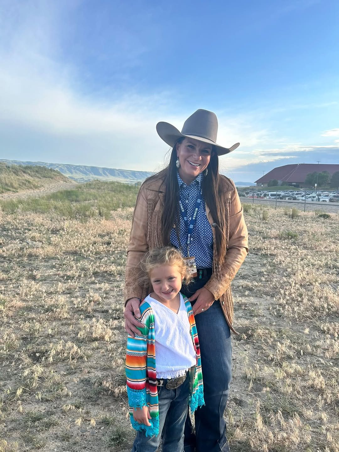 Stacey Martin at the rodeo grounds